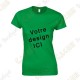 T-shirt 100% personalizado, Mulher