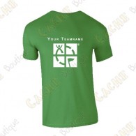 Camiseta trackable con Teamname, Hombre - Negra