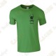 Trackable T-shirt with your Teamname, for Men - Black