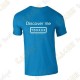 T-shirt trackable "Discover me" Homem