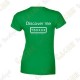 Trackable "Discover me" T-shirt for Women - Black