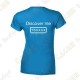 T-shirt trackable "Discover me" Mulheres - Preto