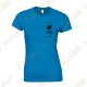 Trackable T-shirt with your Teamname, for Women - Black