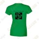 T-Shirt trackable avec votre Pseudo, Femme - Noir