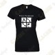 T-shirt with your Teamname, for Women - Black