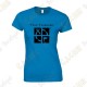 Camiseta con Teamname, Mujer - Negra