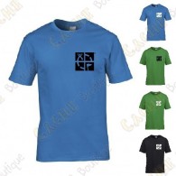 T-shirt trackable "Discover me" Criança - Preto