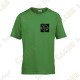 T-shirt trackable "Discover me" Criança - Preto