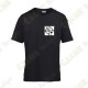 T-shirt trackable "Discover me" Criança - Preto