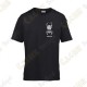 T-Shirt trackable avec votre Pseudo, Enfant - Noir