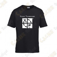 Camiseta con Teamname, Niño - Negra