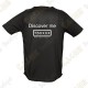 Camiseta técnica trackable "Discover me" Hombre - Negra