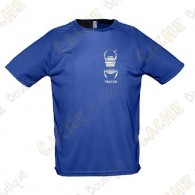 Camiseta técnica trackable con Teamname, Hombre - Negra