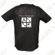 Trackable technical T-shirt with your Teamname, for Men - Black