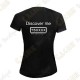 Trackable "Discover me" technical T-shirt for Women - Black