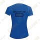 Camiseta técnica trackable "Discover me" Mujer - Negra