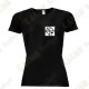 T-shirt técnica trackable "Discover me" Mulher - Preto