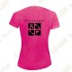 Trackable technical T-shirt with your Teamname, for Women - Black