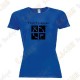 Camiseta técnica con Teamname, Mujer - Negra