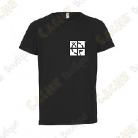 Trackable "Discover me" technical T-shirt for Kids - Black