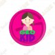 Badge "Geo Kid" Fille