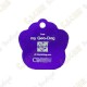 Trackable dog medal - Customizable