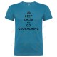 T-shirt "Keep Calm" Homem