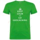 T-shirt "Keep Calm" Homem
