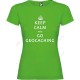 T-shirt "Keep Calm" Mulher