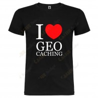 T-shirt "I love Geocaching" Criança