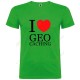 T-Shirt "I love Geocaching" Enfant