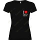 T-Shirt "I love Geocaching" poitrine Femme