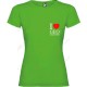 Camiseta "I love Geocaching" breast Mujer