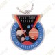 "Planetary Pursuit" Travel tag