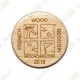 Wooden coin - Planet Exploration