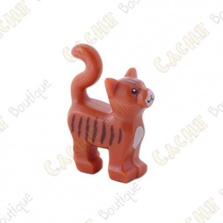 Trackable Lego Cat Brown Cache Boutique