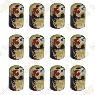 Nano Cache magnética "Geo" x 12 - Camuflagem Marrom