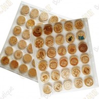 6 Bandejas para wood coins - 30 cajas