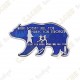 Geocoin "Bear" - Blue - Limited Edition