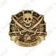 Geocoin "Pirate Doubloon" - Antique Gold