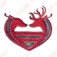 Geocoin "Christmas reindeers"