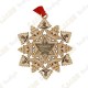 Geocoin "Signal ornament" Snowflake - Chimney
