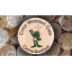 Géocoins en bois Couleur personnalisés x 100
