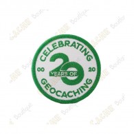 Patch "20 Years of Geocaching"