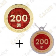 Geocoin + Traveler "Milestone" - 200 Finds