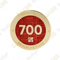 Geocoin + Traveler "Milestone" - 700 Finds