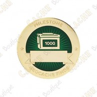 Geocoin "Milestone" - 1000 Finds