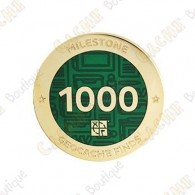 Geocoin + Traveler "Milestone" - 1000 Finds