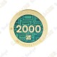 Geocoin + Travel Tag "Milestone" - 2000 Finds