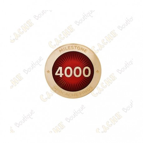 Pin's "Milestone" - 4000 Finds